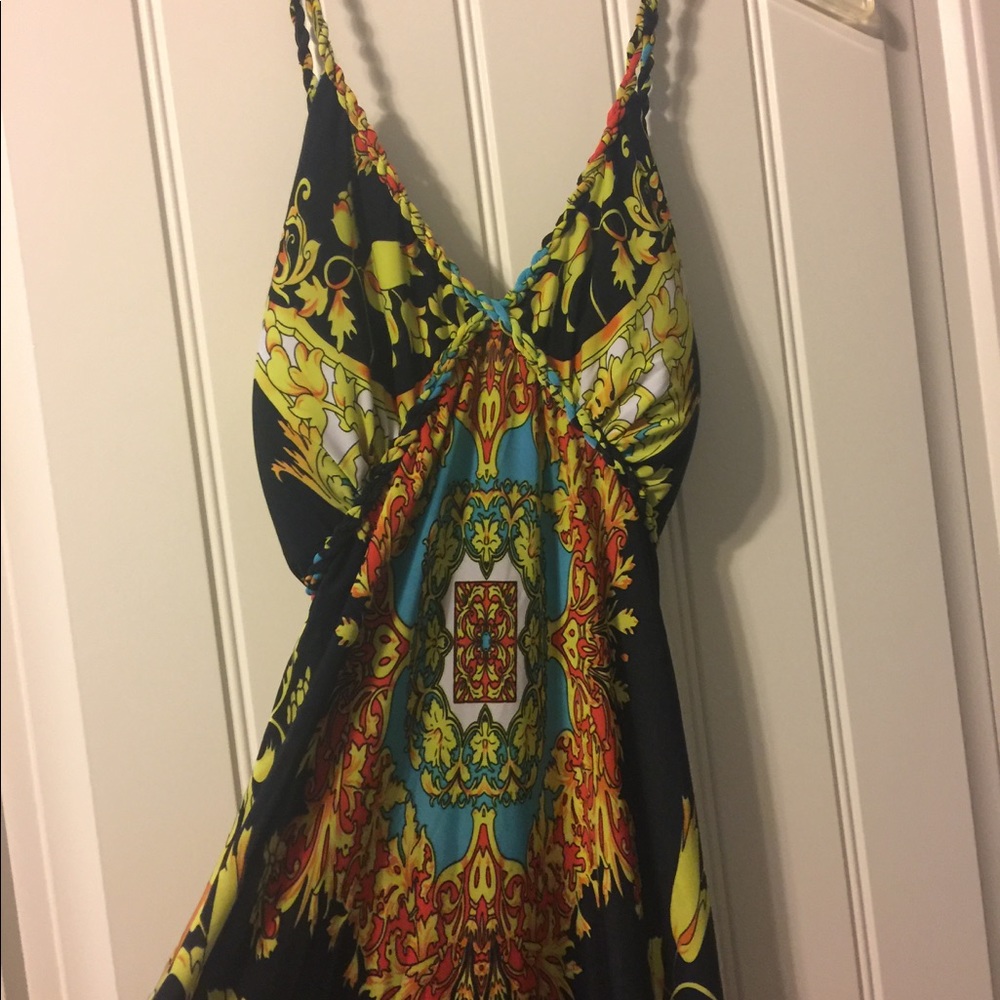 ☀️Beautiful Multi-Color Dress-Size L☀️ - Picture 4 of 6